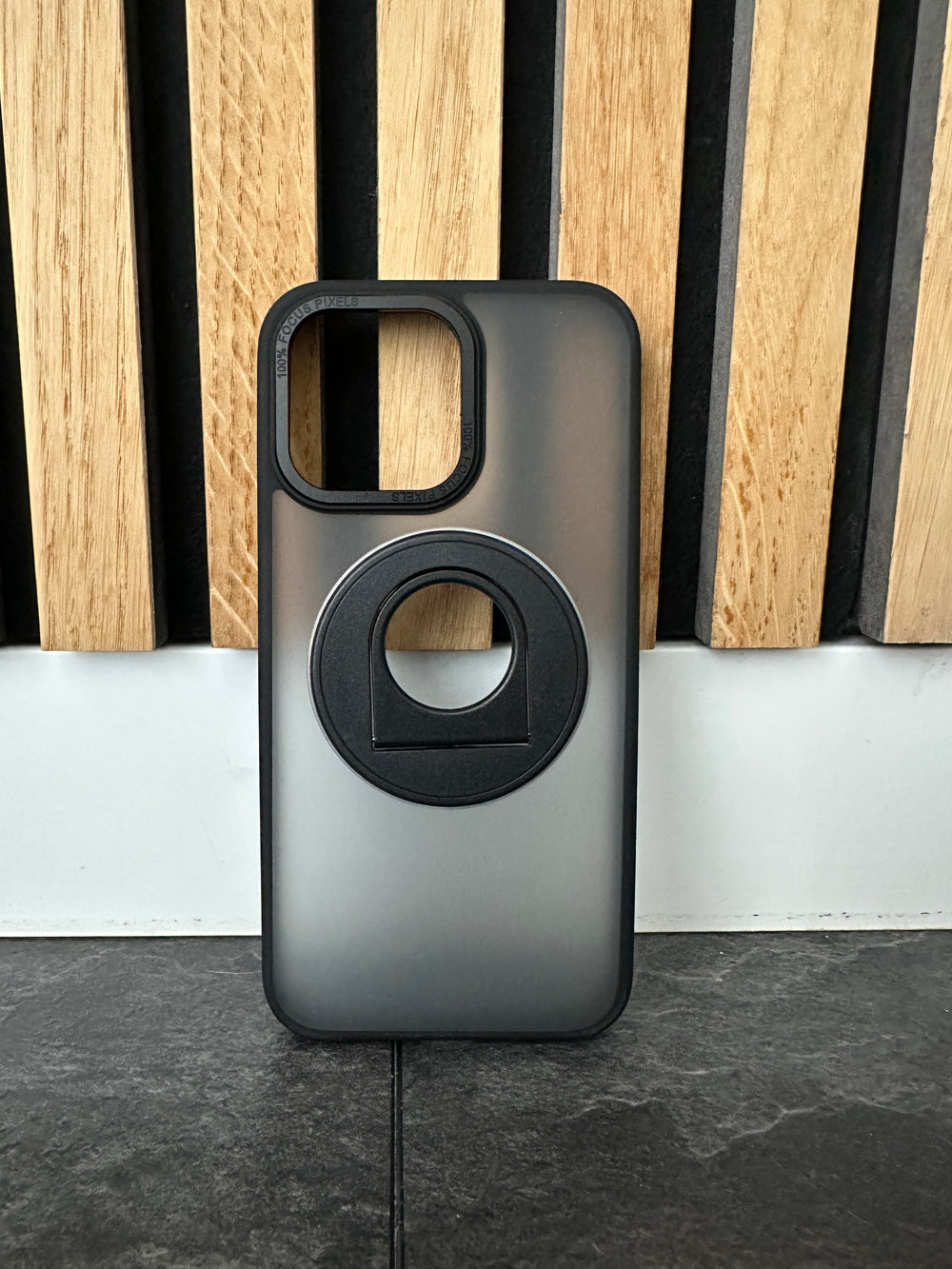 Case with ring holder